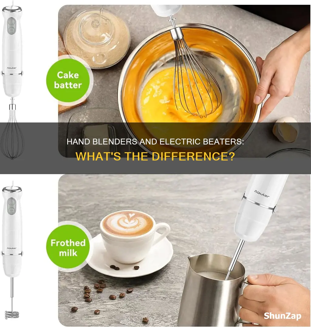 is an electric beater a hand blender