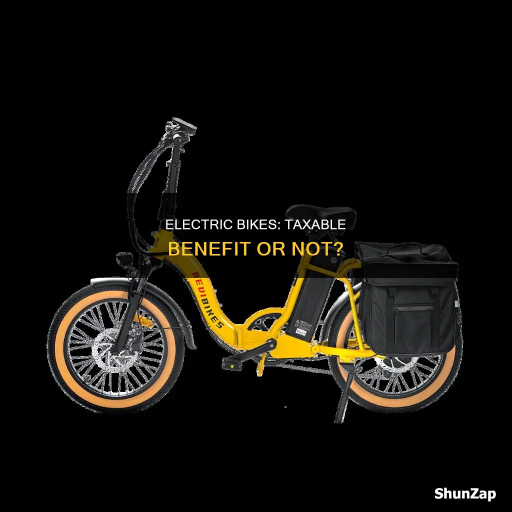 is an electric bike a taxable benefit