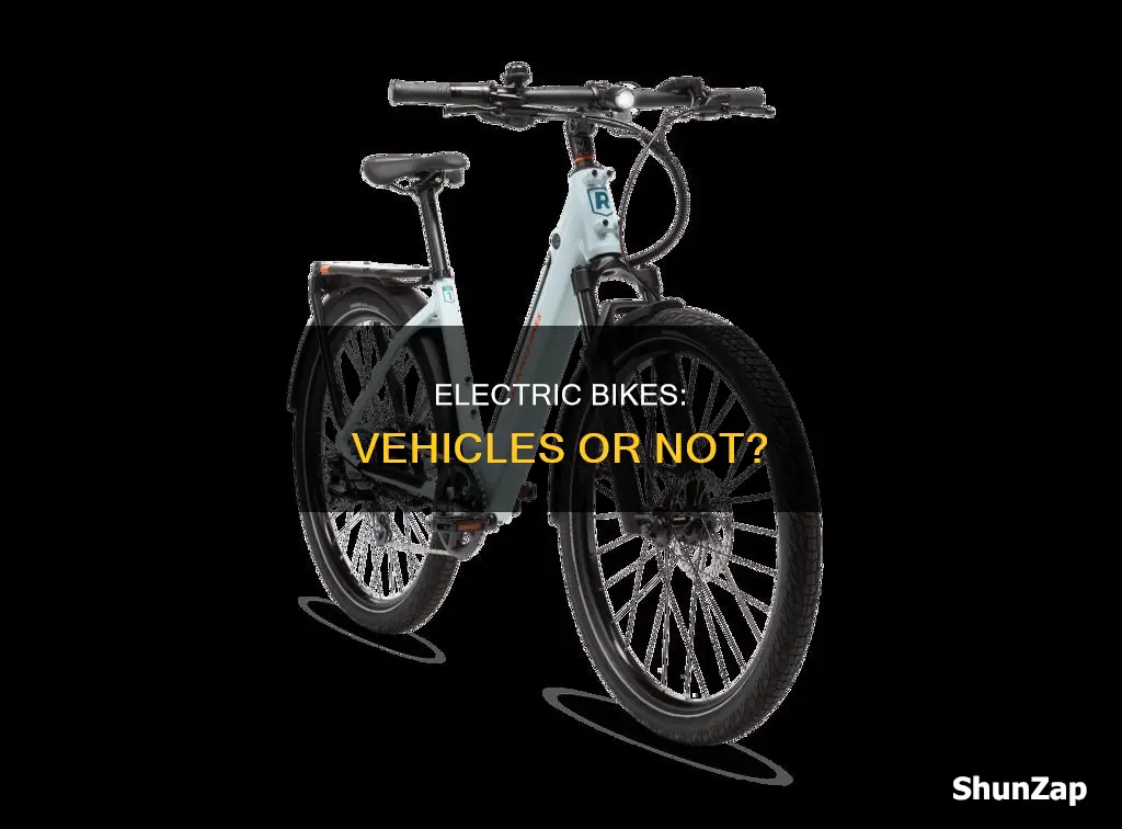 is an electric bike a vehicle