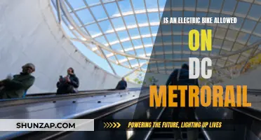 Are Electric Bikes Allowed on DC's Metrorail?