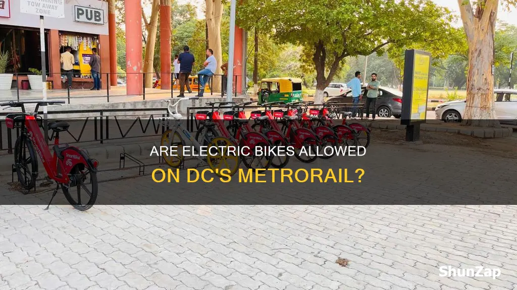 is an electric bike allowed on dc metrorail