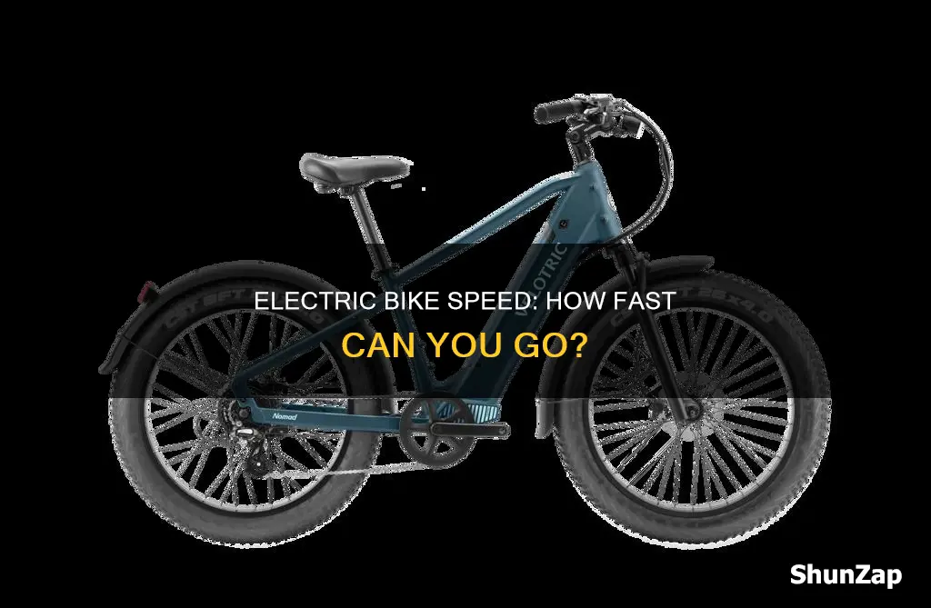 is an electric bike faster