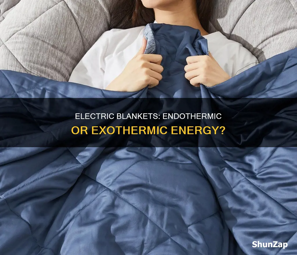 is an electric blanket endothermic or exothermic