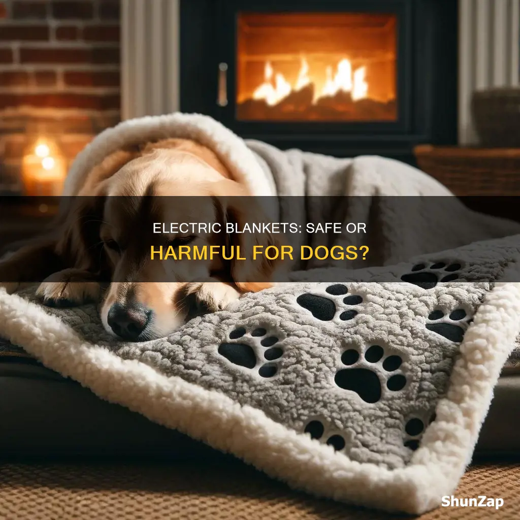 is an electric blanket safe for dogs