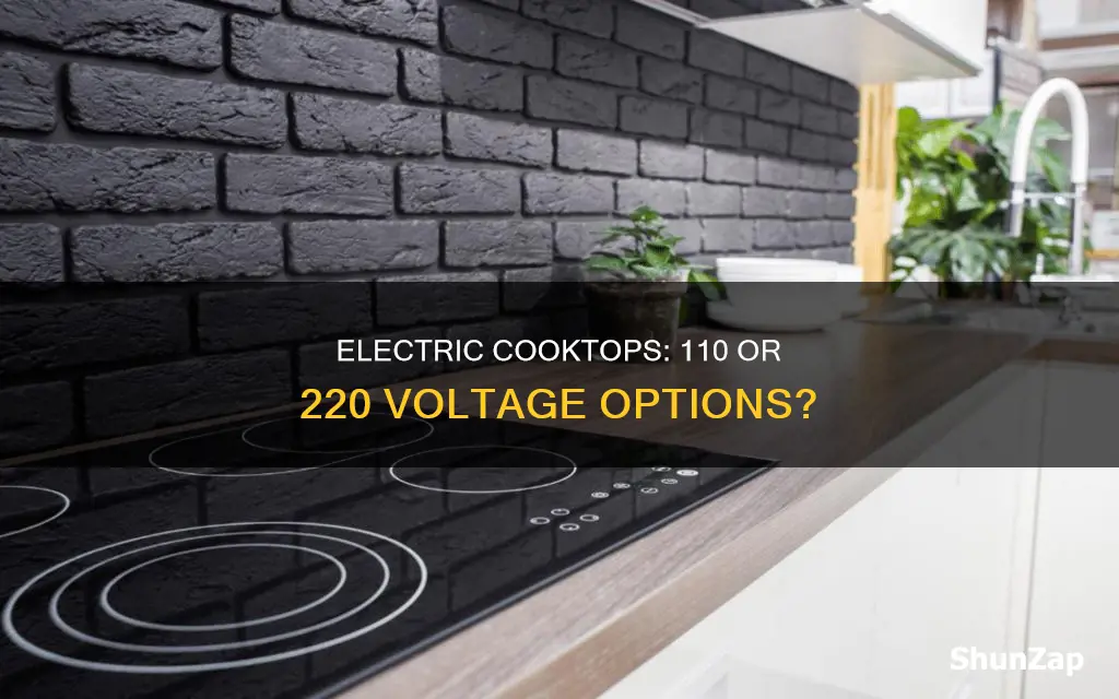 is an electric cooktop 110 or 220