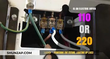 Voltage for Your Electric Dryer: 110 or 220?