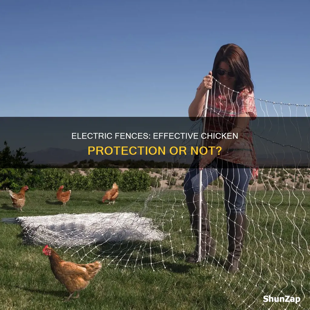 is an electric fence effective for chickens