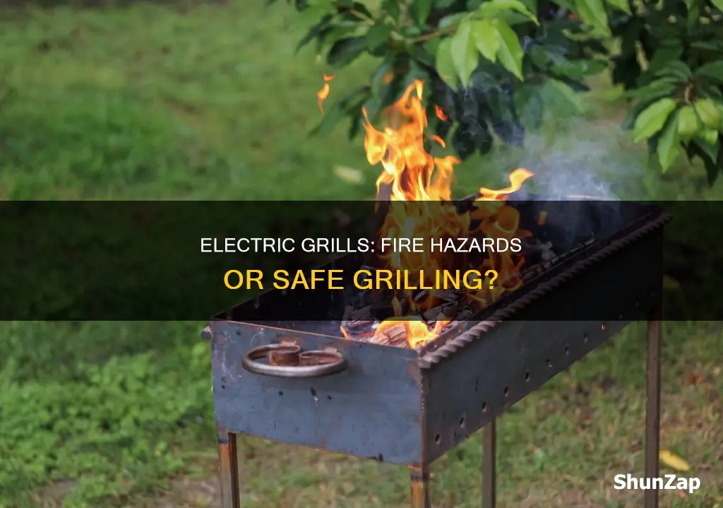 is an electric grill a fire hazard