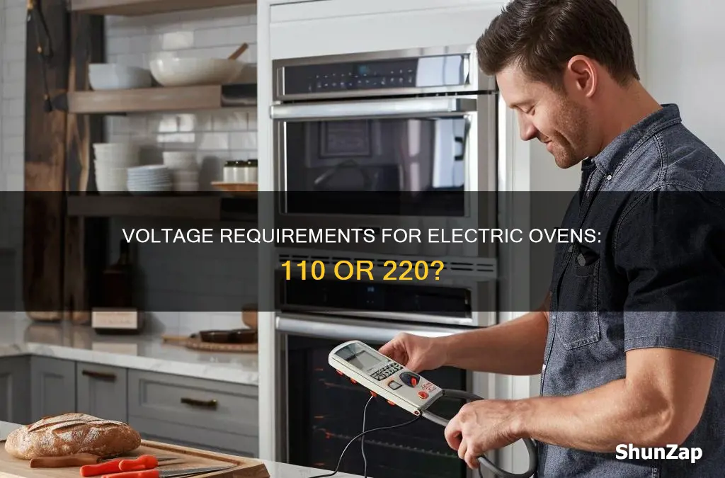 is an electric oven 110 or 220