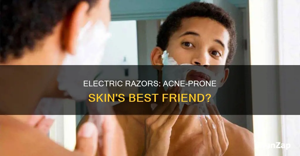 is an electric razor better for acne