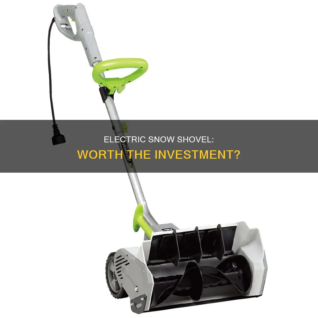 is an electric snow shovel worth it