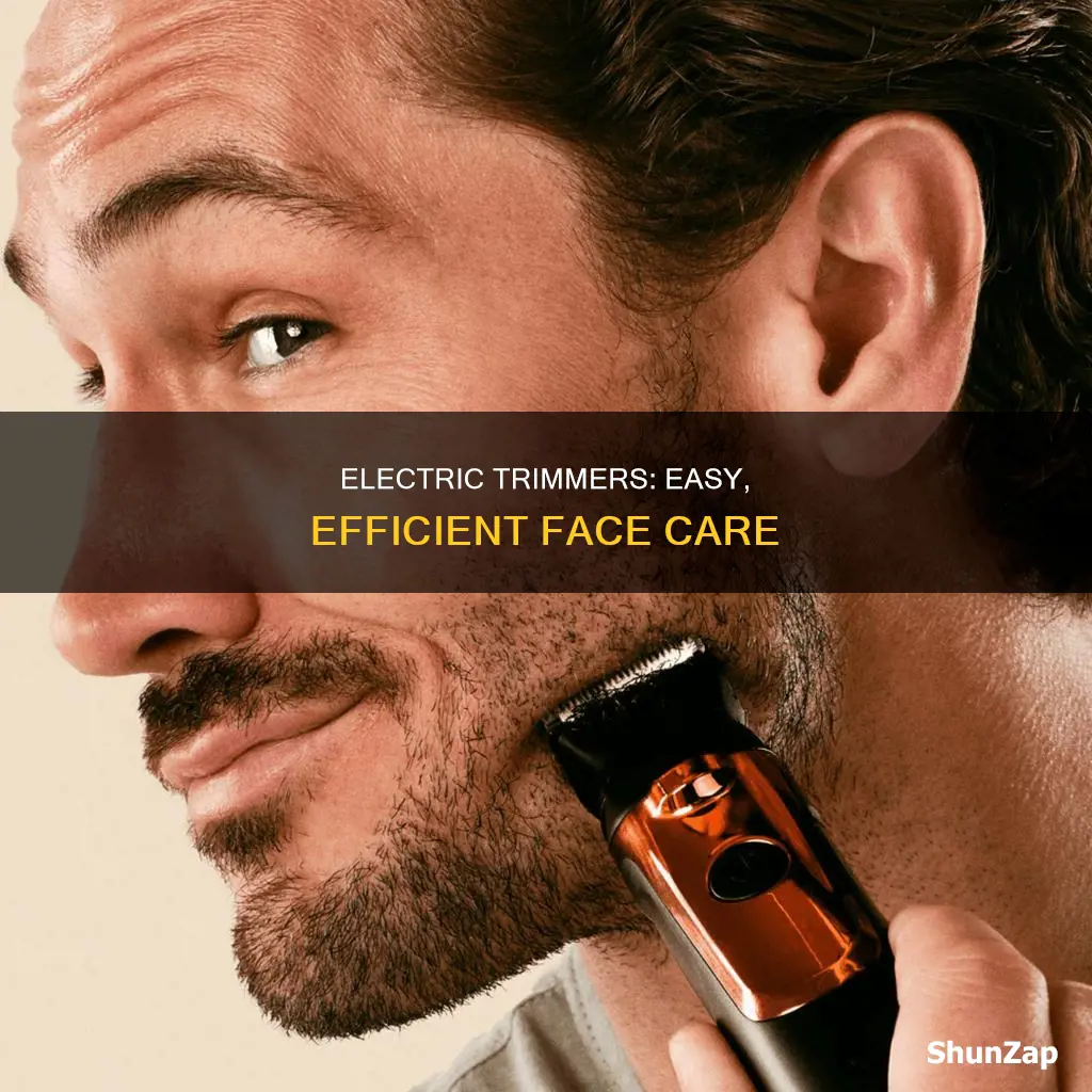 is an electric trimmer easier in face