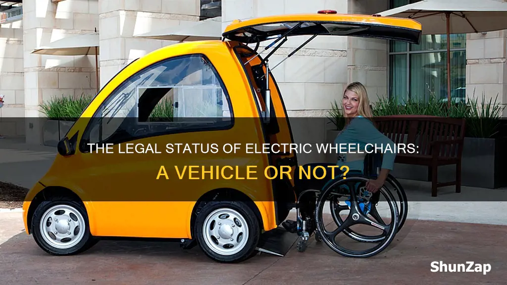 is an electric wheelchair a vehicle