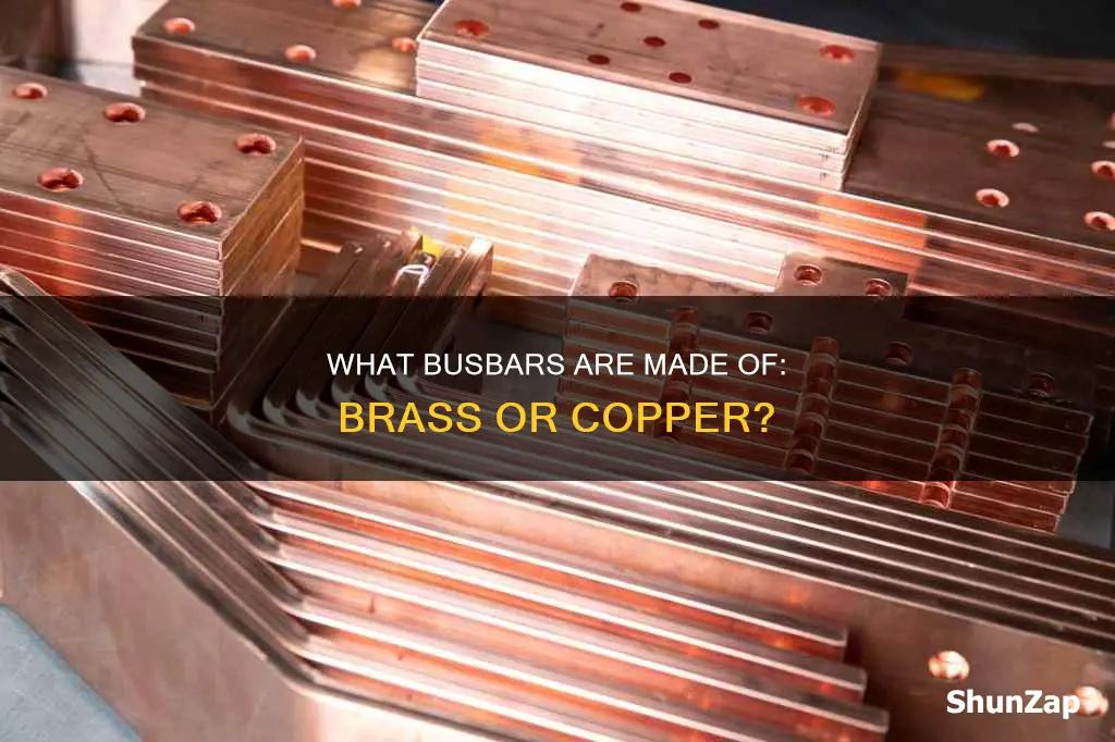 is an electrical busbar brass or copper