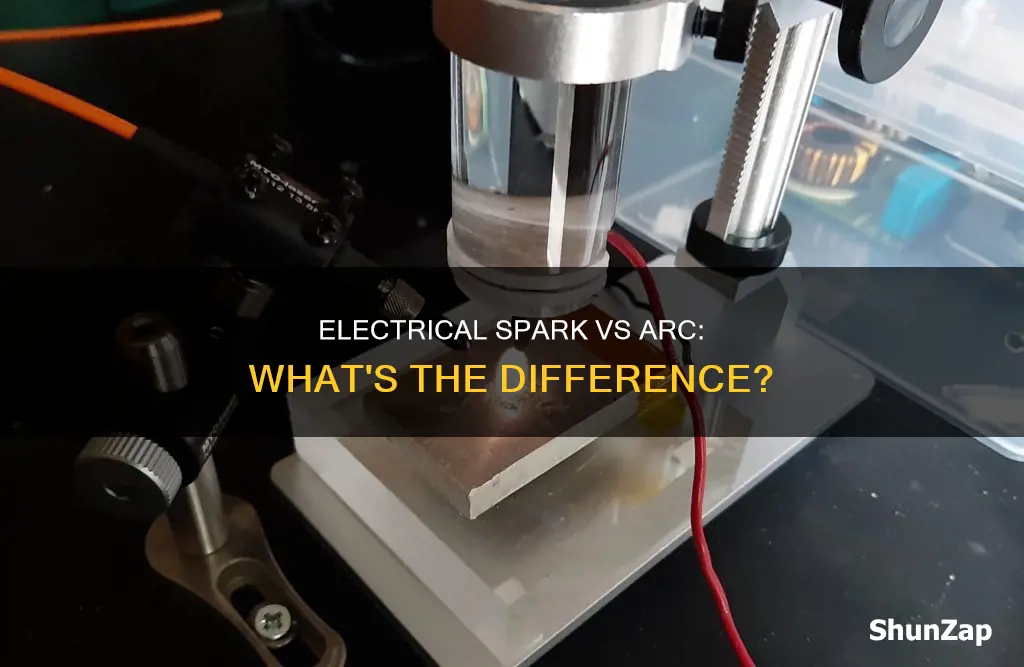 is an electrical spark considered an arc