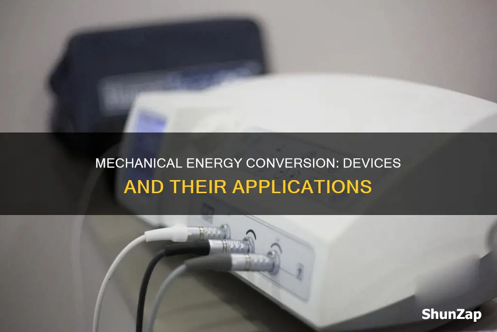 is an electro-mechanical device that converts