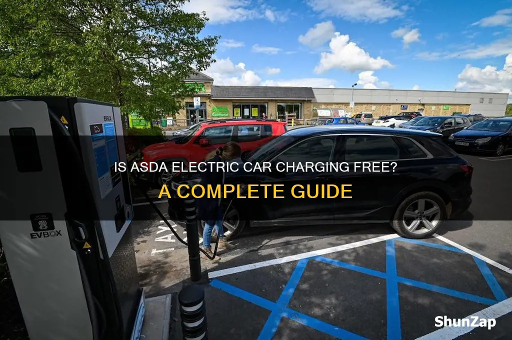 is asda electric car charging free