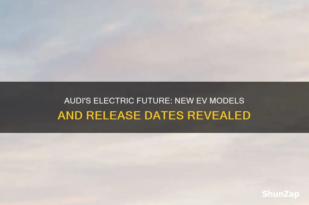 is audi coming out with an electric car