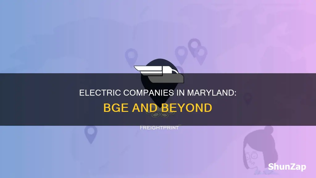 is bge the only electric company in maryland