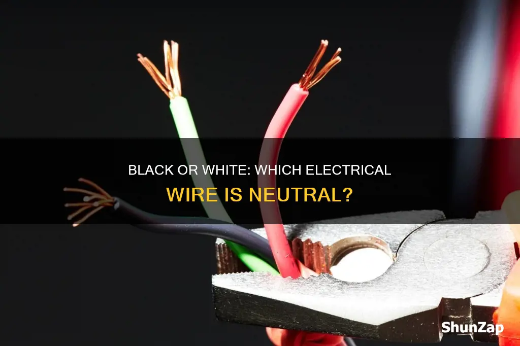is black or white neutral in electrical