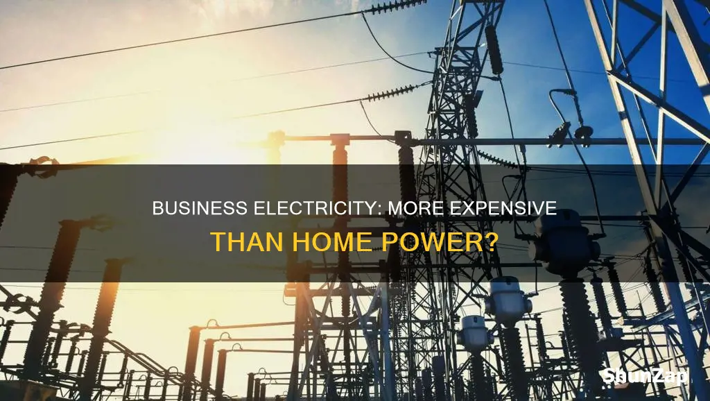is business electricity more expensive than domestic