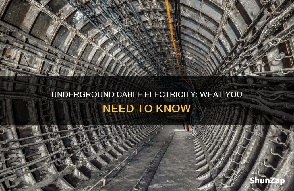 is cable line in ground have electricity