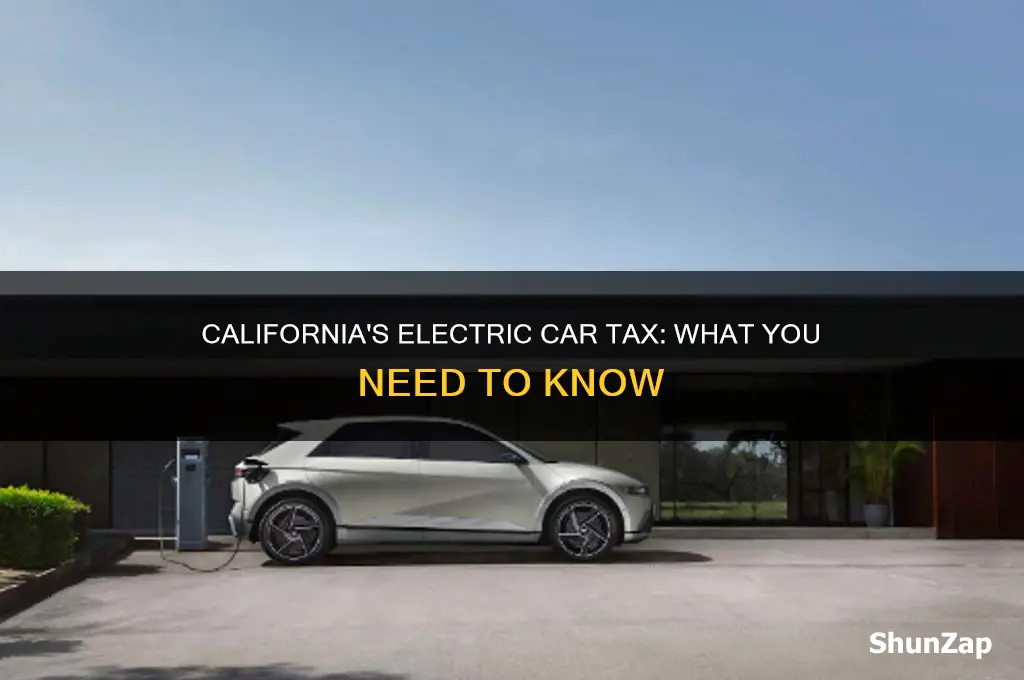 is california taxing electric cars
