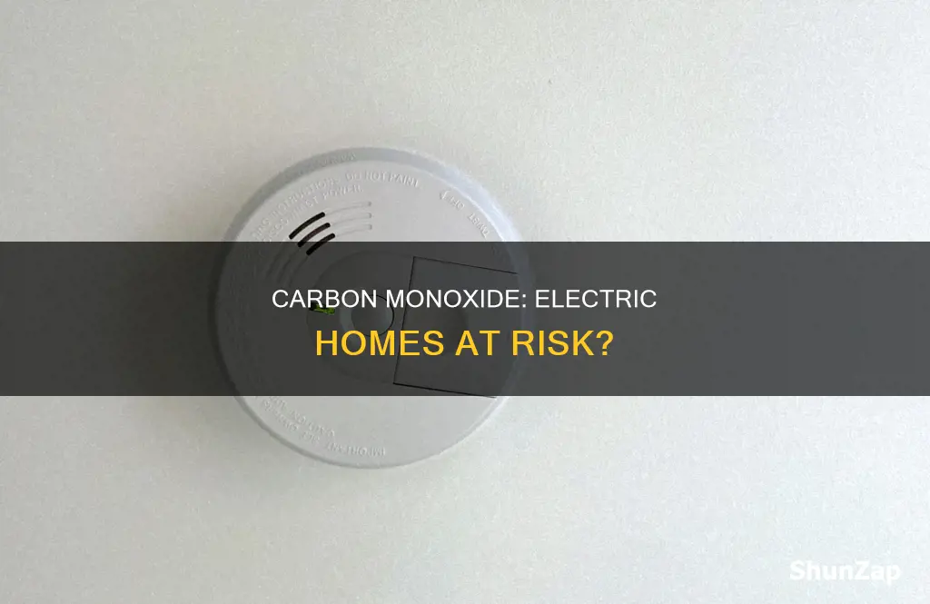 is carbon monoxide in all electric homes