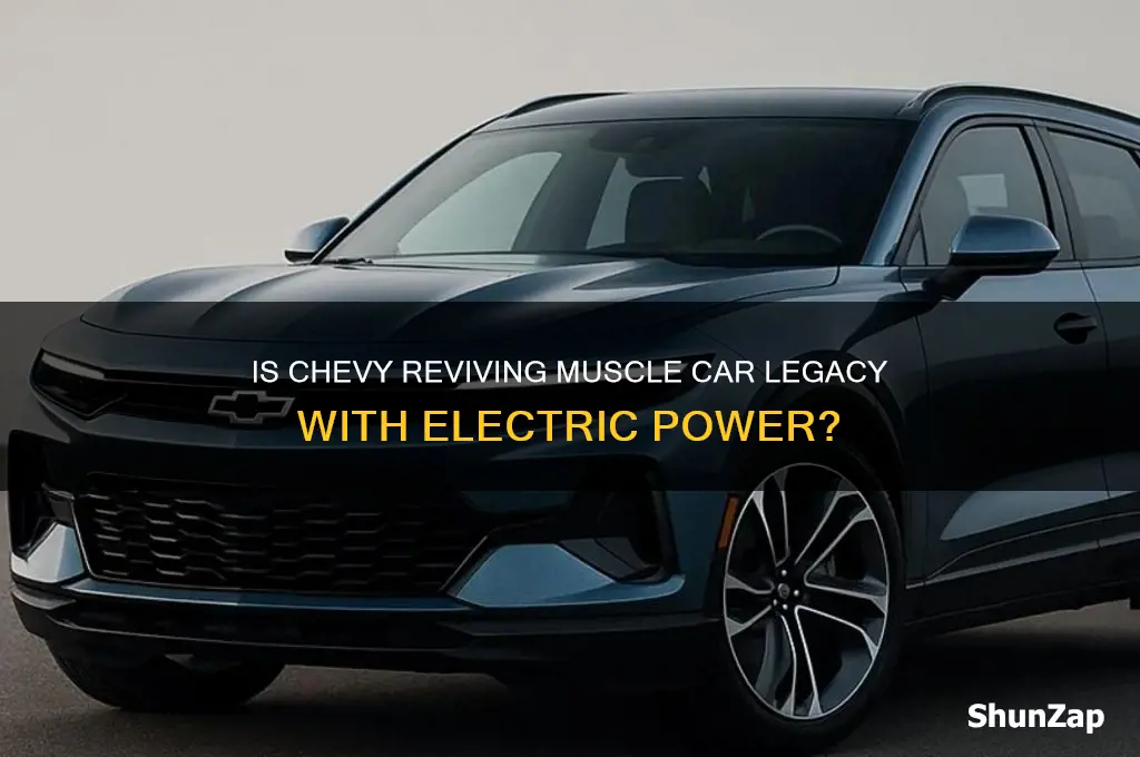 is chevy making an electric muscle car