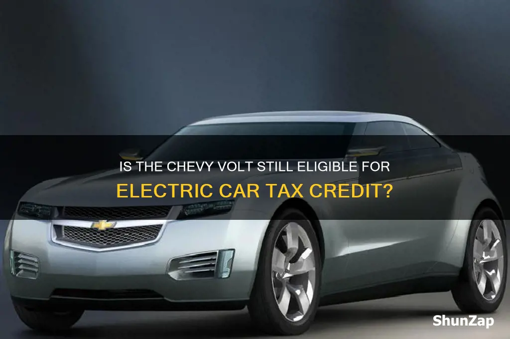 is chevy volt still good for electric car tax credit