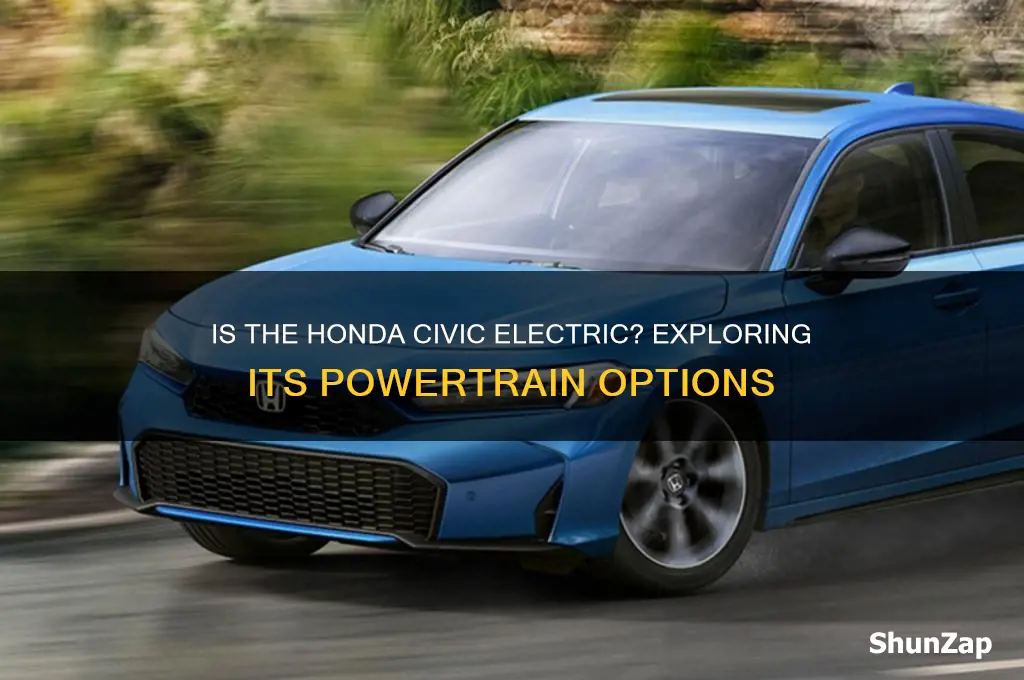 is civic honda an electric car