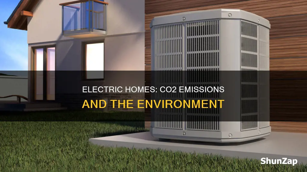 is co2 emitted from total electric homes