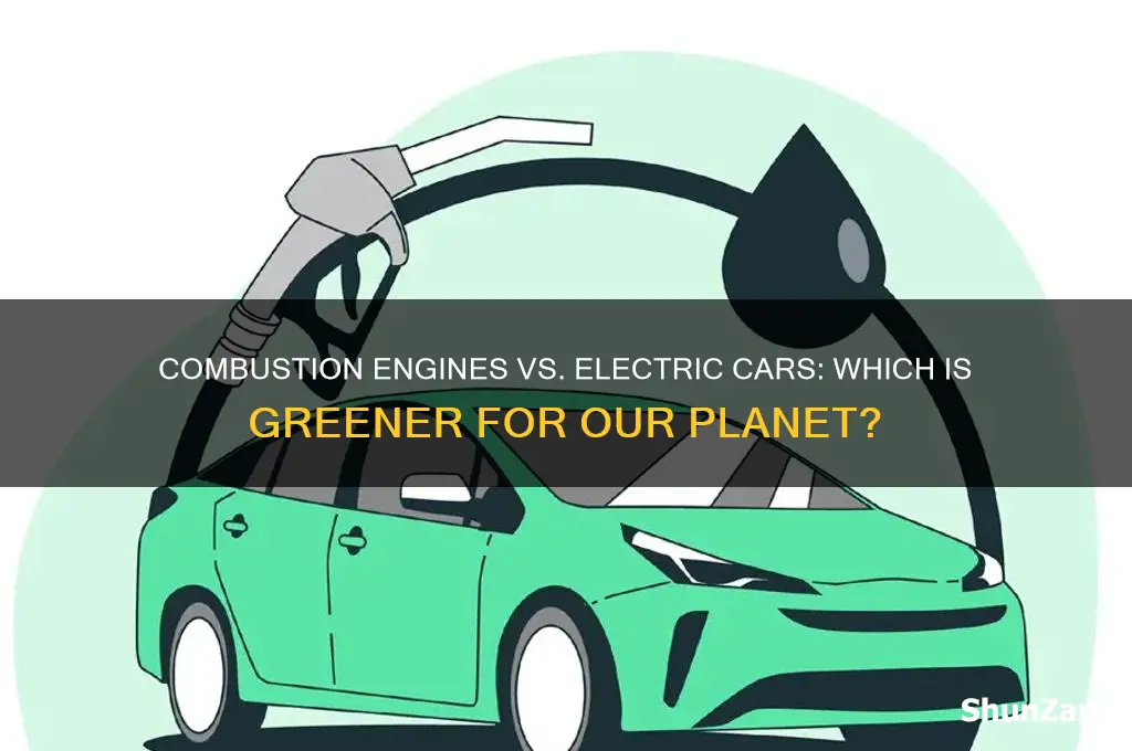 is combustion engine better for environment then electric car