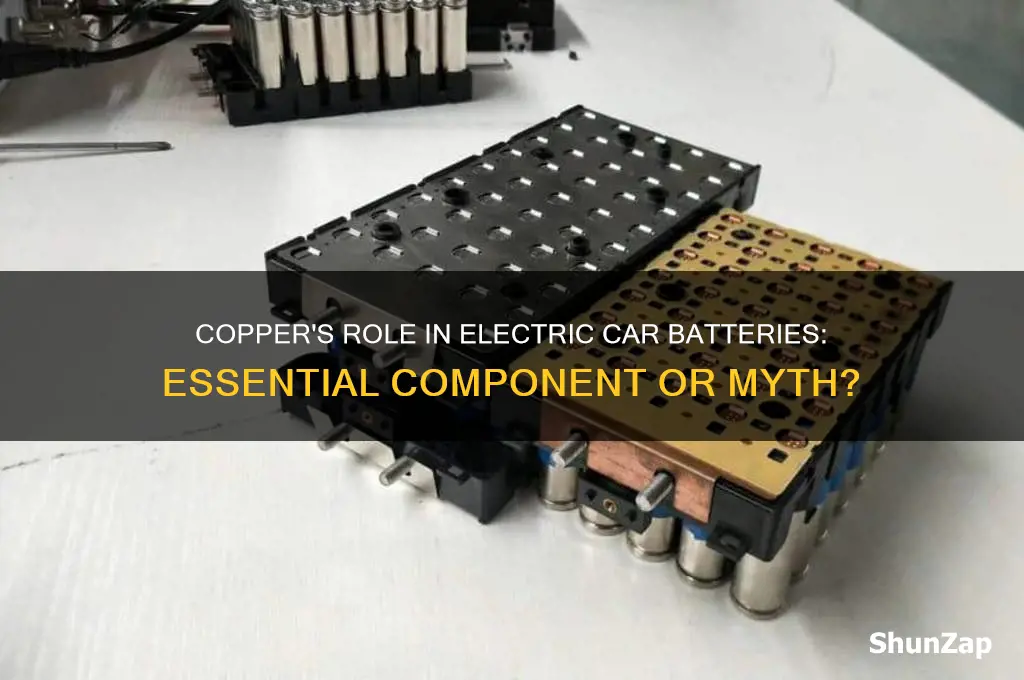 is copper used in electric car batteries