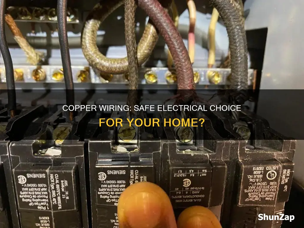 is copper wiring safe in house electrical