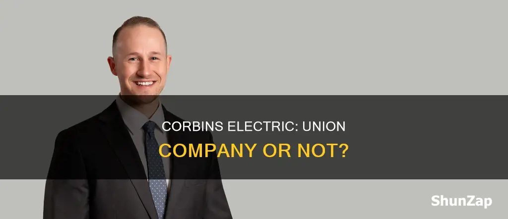 is corbins electric a union company
