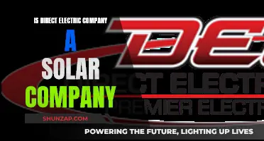 Direct Electric Company: Solar Energy Specialists?