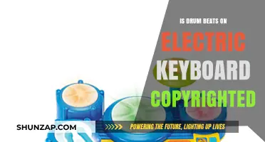 Are Drum Beats on Electric Keyboards Copyrighted?
