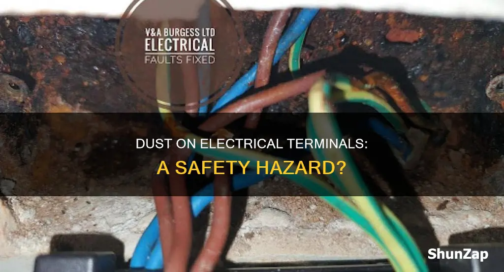 is dust on a electrical terminal dangerous