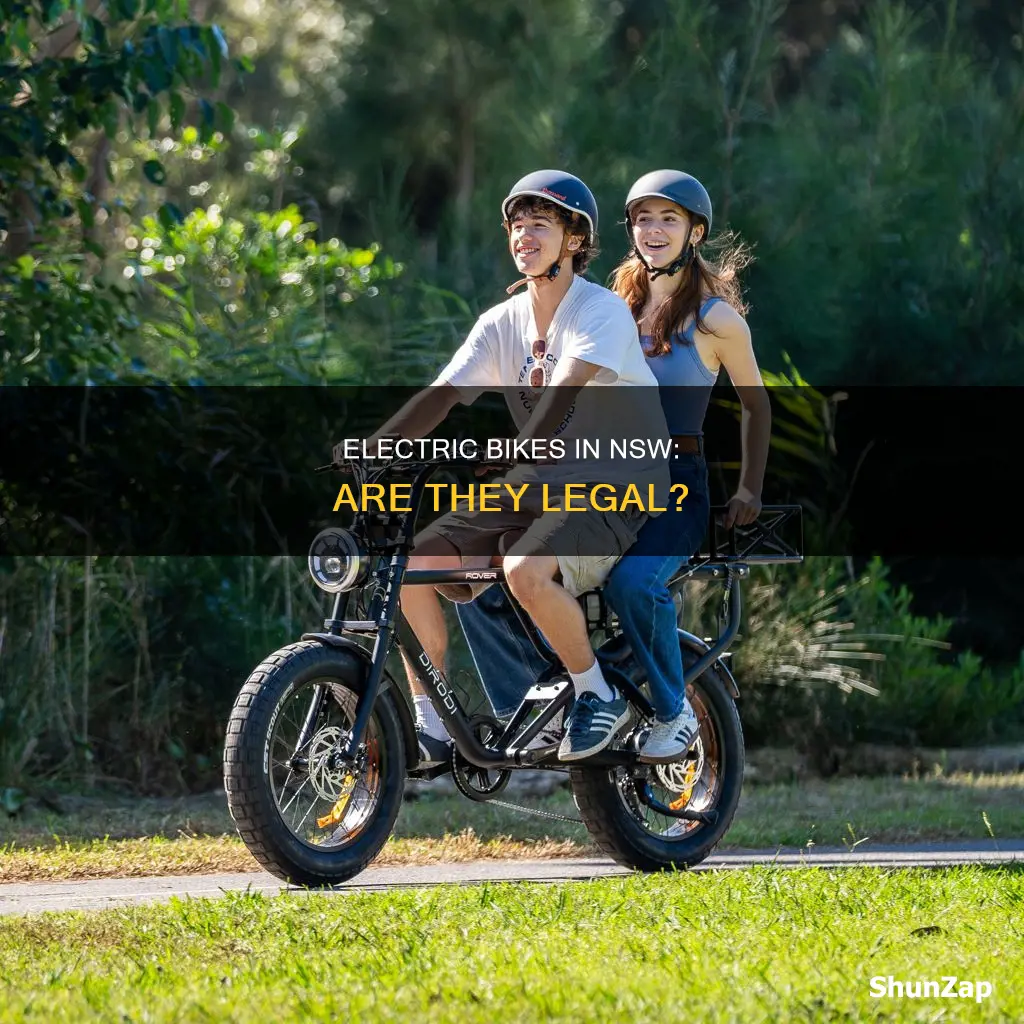 is electric bike legal in nsw