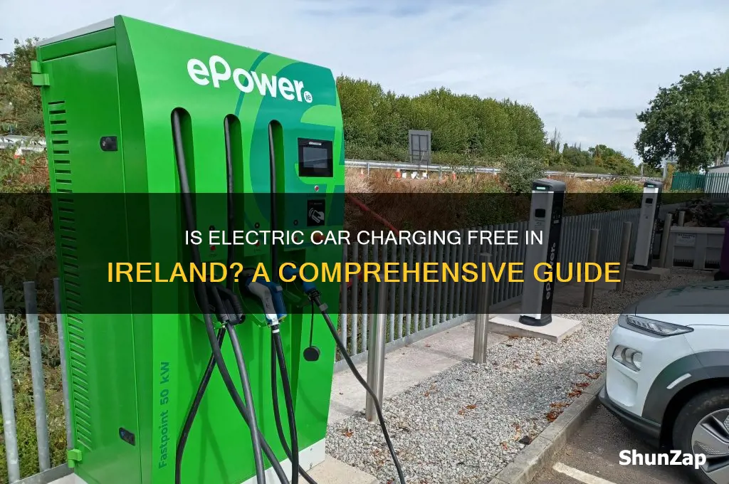 is electric car charging free in ireland