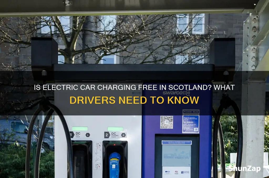 is electric car charging free in scotland
