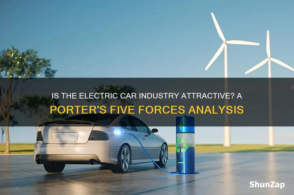 is electric car industry attractive porter