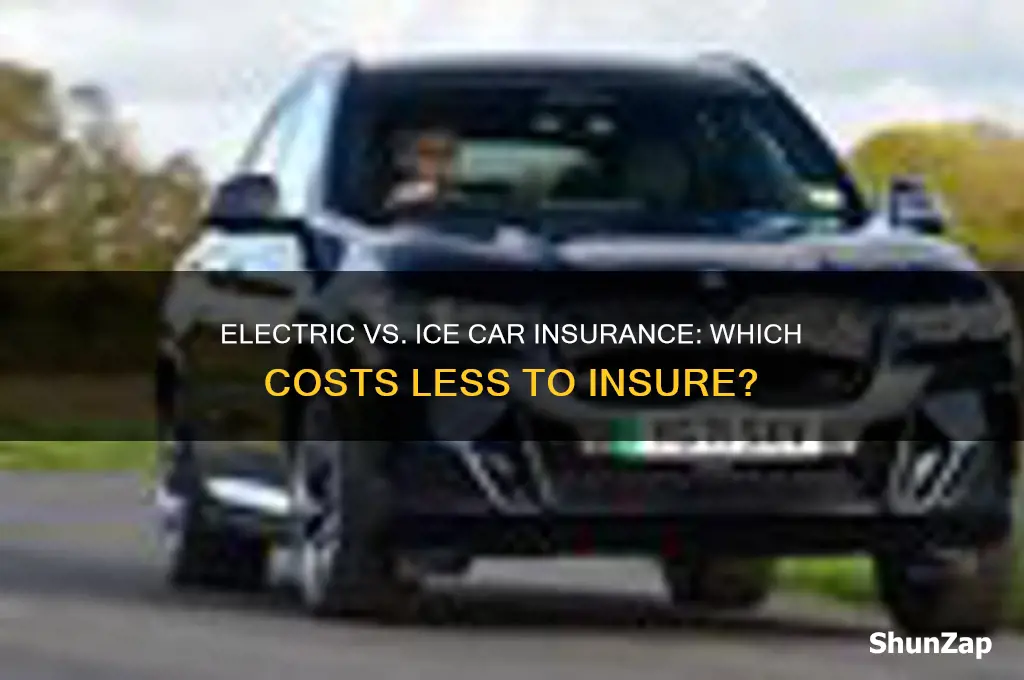 is electric car insurance cheaper than ice automobile