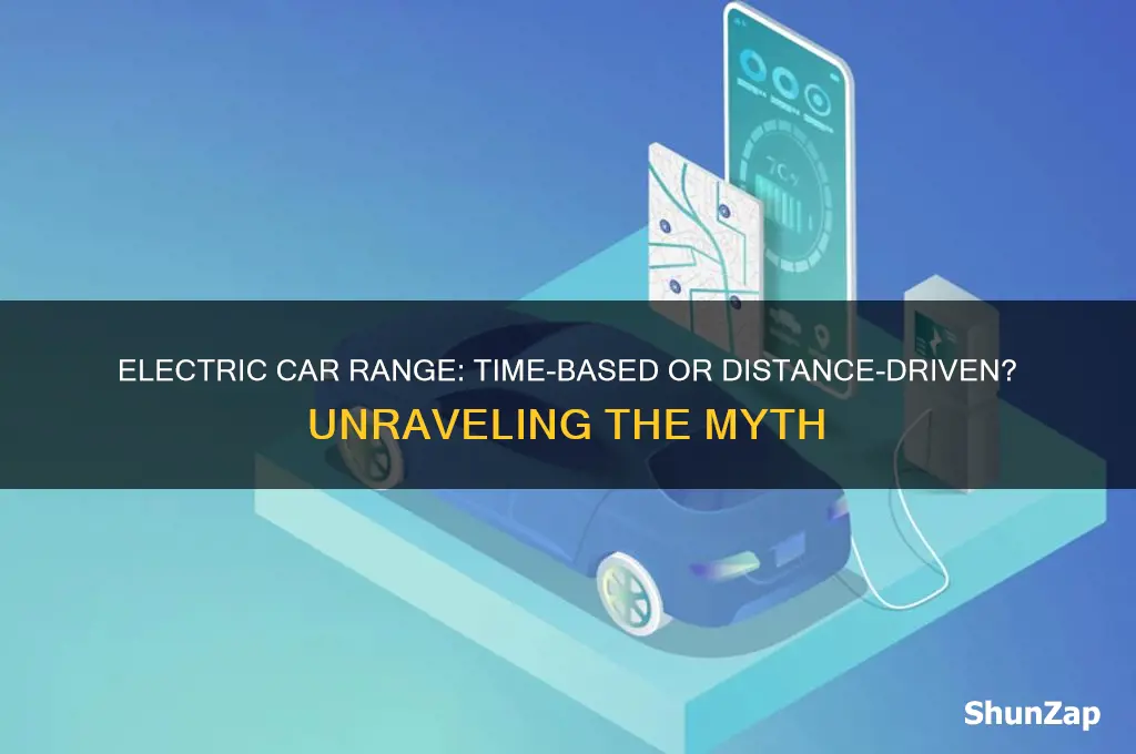 is electric car range based on time