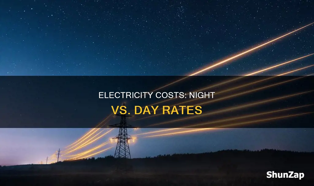 is electric cheaper at night or day