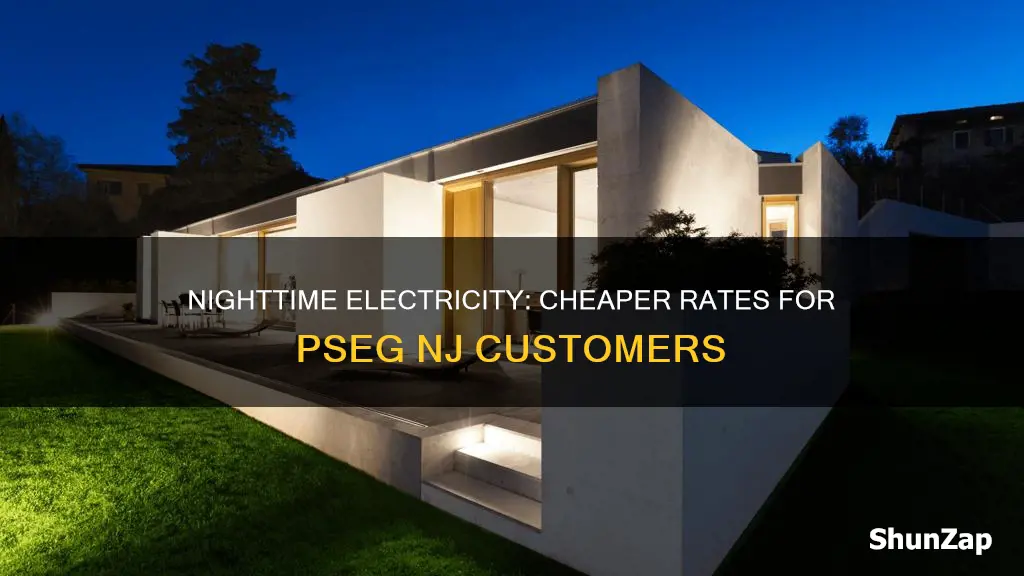 is electric cheaper at night pseg nj