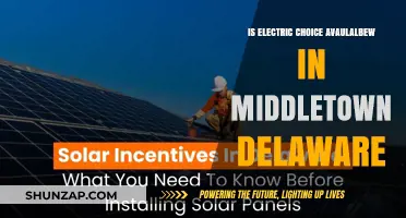 Electric Choice Availability in Middletown, Delaware
