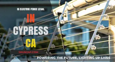 Electric Fences in Cypress, CA: Are They Legal?