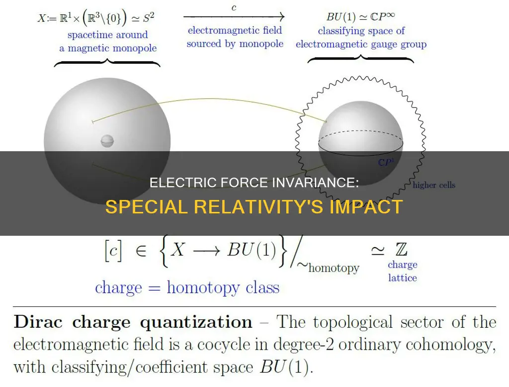 is electric force invariant in special relativity